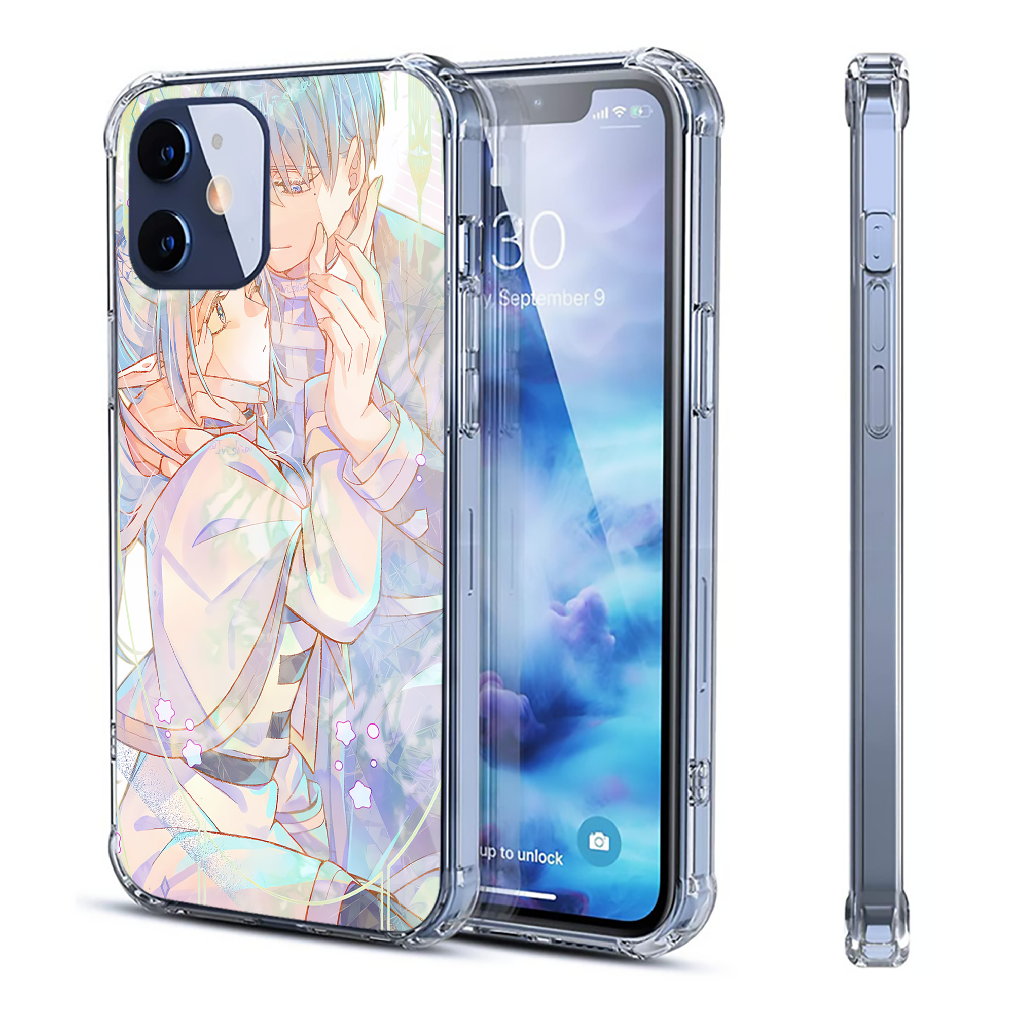 （画像用） 葬送のフリーレン Frieren 【iPhone 12シリーズ対応】透明スマホケース（クリアソフトケース）
